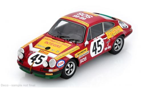 Porsche 911 1/43 Spark ST 2.5 24h Le Mans 1972 #45 D.Bardini/Lee Banner 1:43 modellino in miniatura