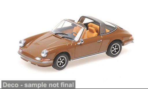 Modellini auto Porsche 911 Targa braun 1972 1/18 Minichamps