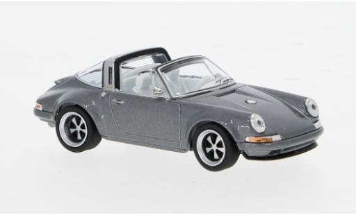 Porsche 911 1/64 Pop Race Targa Sing grau 1:64 modellino in miniatura
