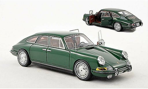 Porsche 911 T 1/43 Matrix Troutman & Barnes 4-Door Sedan verde 1967 modellini auto