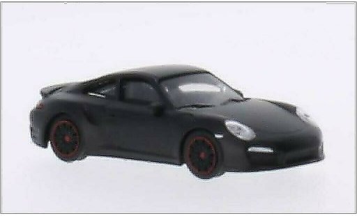 Porsche 911 Turbo 1/64 Schuco opaco-nero modellini auto