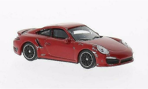 Porsche 911 Turbo 1/64 Schuco rosso modellini auto
