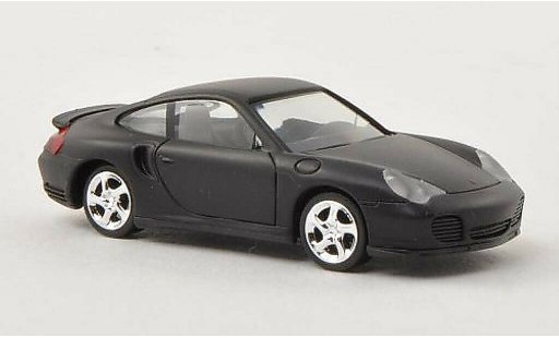 Porsche 911 Turbo 1/87 Herpa opaco-nero modellini auto