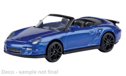 Porsche 911 1/43 Motormax Turbo blau 1:43 modellino in miniatura