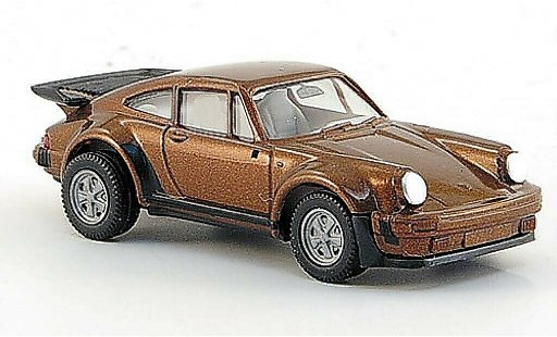 Porsche 911 Turbo 1/87 Herpa marrone Spiegel liegen bei modellini auto