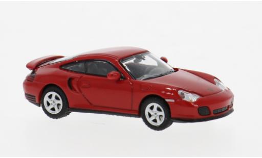 Porsche 911 1/87 Minichamps Turbo rot 1:87 modellino in miniatura