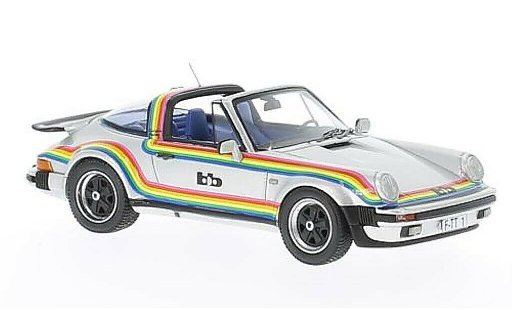 Porsche 911 Turbo 1/43 Neo Targa B&B Tuning grigio con Dekor 1982 modellini auto