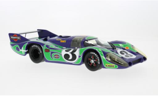Porsche 917 1970 1/18 Werk83 Long Tail 24h Le Mans Martini Racing Team #3 L. Larrousse/W.Kauhsen 1:18 modellino in miniatura