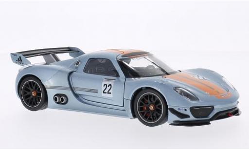 Porsche 918 1/24 Welly RSR #22 1:24 modellino in miniatura