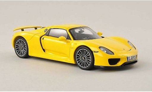 Porsche 918 Base 1/43 Spark Spyder giallo 2013 modellini auto
