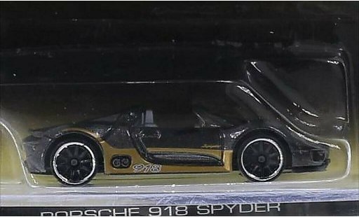 Porsche 918 Base 1/64 Hot Wheels Spyder metallicoo grigio/gold modellini auto