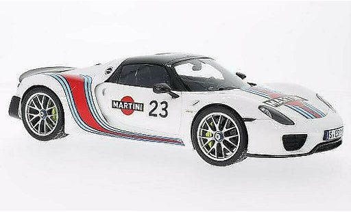 Porsche 918 Weissach Package 1/18 Spark Spyder No.23 biancoach modellini auto
