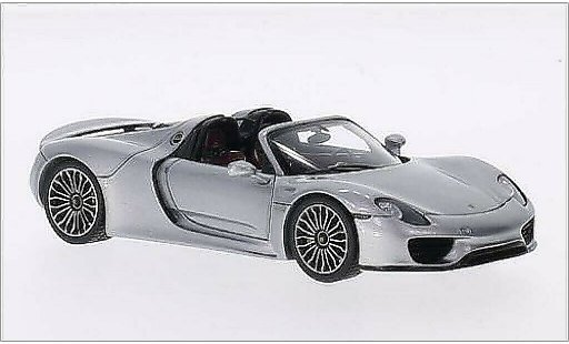 Porsche 918 Base 1/43 Spark Spyder grigio 2014 modellini auto