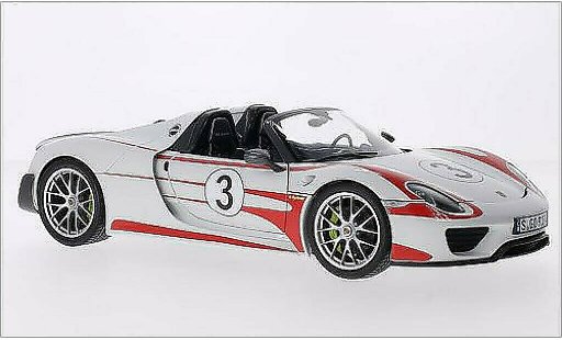 Porsche 918 Base 1/18 Minichamps Spyder bianco/Dekor 2013 modellini auto