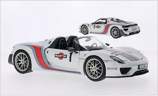 Porsche 918 Martini 1/18 Minichamps Spyder bianco/Dekor 2013 modellini auto