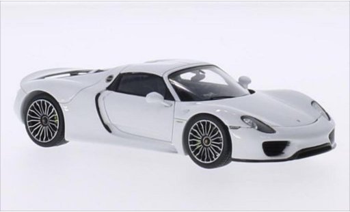 Porsche 918 Base 1/43 Spark Spyder bianco modellini auto