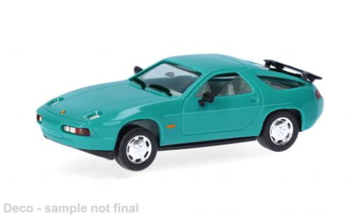 Porsche 928 1/87 Herpa S4 t&uuml;rkis 1:87 modellino in miniatura