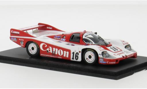 Porsche 956 1/43 Spark #16 1:43 modellino in miniatura