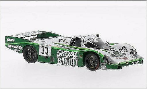 Porsche 956 1984 1/43 Spark RHD No.33 John Fitzpatrick Racing Skoal Bandit 24h Le Mans /S.van modellini auto