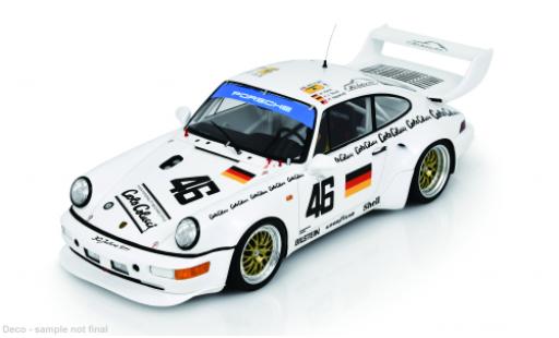 Porsche 993 Turbo S 1/18 Spark 964 24h Le Mans 1 #46 H-J.Stuck/H.Haywood 1:18 modellino in miniatura