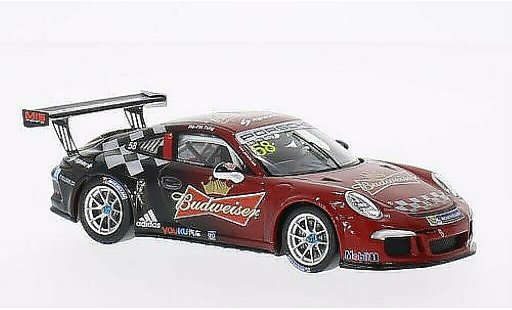 Porsche 911 GT3 Cup 1/43 Spark No.58 Budweiser PCCA 2014 modellini auto