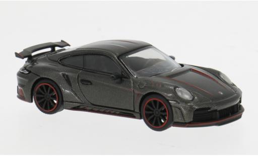 Porsche 992 S 1/64 Pop Race tinger GTR carbon/rot 1:64 modellino in miniatura