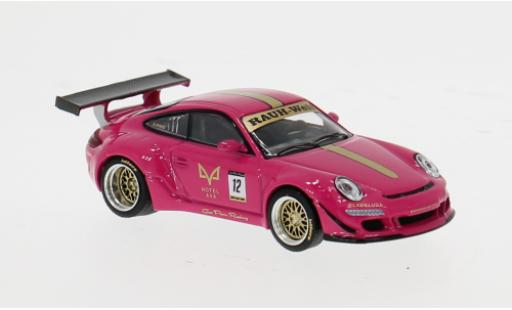 Porsche 997 RWB 1/64 Pop Race *AVA pink 1:64 modellino in miniatura
