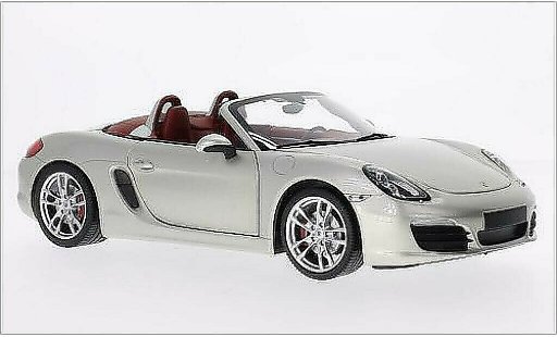 Porsche 718 S 1/18 Minichamps (981) metallicoo grigio 2012 modellini auto