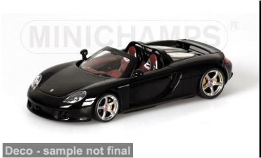 Modellini auto Porsche Carrera GT schwarz 2003 1/18 Minichamps