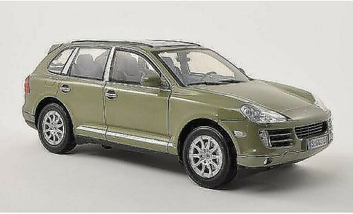 Porsche Cayenne Base 1/18 Motormax (9PA) grigio-verde 2008 modellini auto