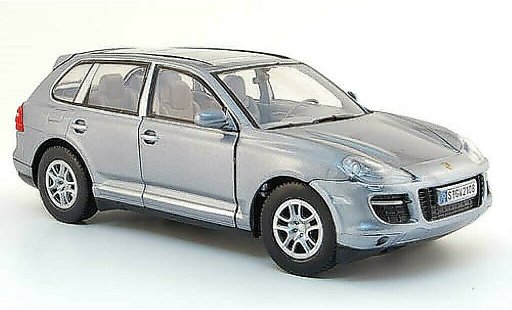 Porsche Cayenne Base 1/24 Motormax grigio con Glastetto modellini auto