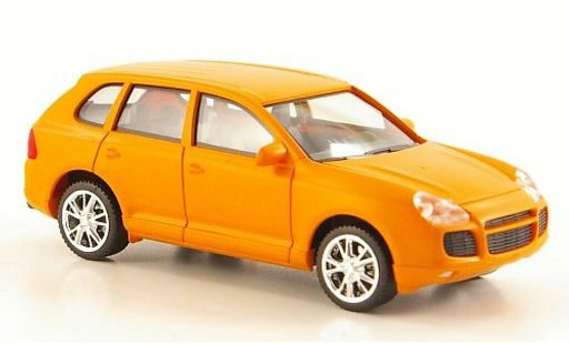 Porsche Cayenne Turbo 1/87 Herpa opacoorange modellini auto