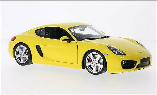 Porsche Cayman Base 1/18 Minichamps giallo 2013 modellini auto