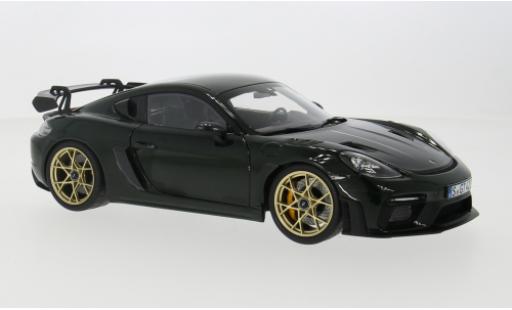 Porsche Cayman GT4 1/18 Norev RS grü 1:18 modellino in miniatura