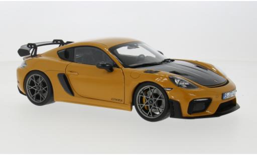 Porsche Cayman GT4 1/18 Norev RS gelb 1:18 modellino in miniatura
