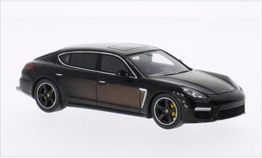 Porsche Panamera Base 1/43 Spark Exclusive Series nero/marrone 2014 modellini auto