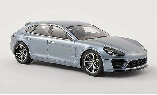 Porsche Panamera Sport Turismo 1/43 Spark grigio-blu modellini auto