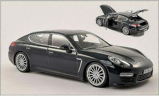 Porsche Panamera Turbo S 1/18 Minichamps metallicoo blu modellini auto