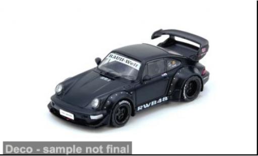 Porsche 964 RWB 1/64 INNO64 schwarz 1:64 modellino in miniatura