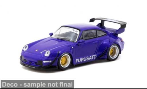 Porsche 993 RWB 1/64 Tarmac Works violett 2024 Furusato 1:64 modellino in miniatura