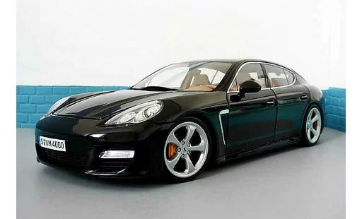 Porsche Panamera Turbo S 1/18 Norev nero modellini auto