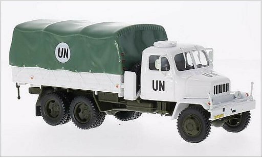 Praga V3S Pritsche 1/43 Abrex pianale UN bianco/verde modellini auto