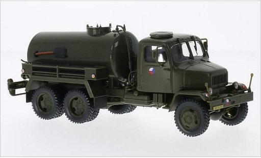 Praga V3S Tankwagen 1/43 Abrex Tank Fekalni vuz (Cesspit Emptier) tschechische Armee opaco-verde modellini auto