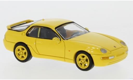 Porsche 968 1/87 Premium ClassiXXs giallo 1991 modellino in miniatura