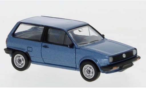Volkswagen Polo 1/87 Premium ClassiXXs II metallico blu 1985 modellino in miniatura