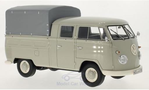 Volkswagen T1 B 1/18 Premium ClassiXXs grigio 1960 Doppelkabine mit Plane modellino in miniatura