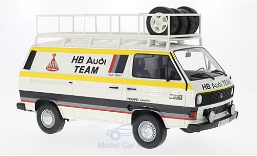 Volkswagen T3 B 1/18 Premium ClassiXXs HB Audi Team 1980 Kastenwagen modellino in miniatura