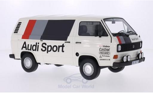 Volkswagen T3 A 1/18 Premium ClassiXXs Kasten Audi Sport 1980 modellino in miniatura