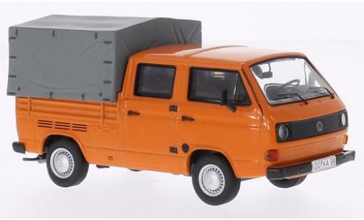 Volkswagen T3 1/43 Premium ClassiXXs a Doka Pritsche orange modellino in miniatura