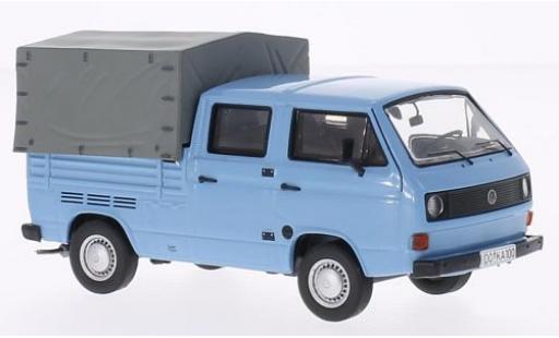 Volkswagen T3 1/43 Premium ClassiXXs a Doppelkabine Pritsche blu modellino in miniatura